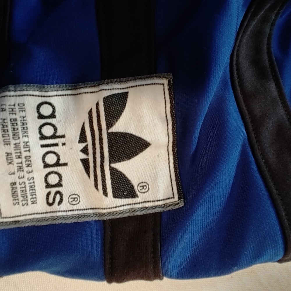 Adidas Black and Blue Hooded Jacket - Picture 10 of 12